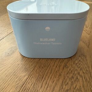 Brand New Blueland Dishwasher Tablets Container tin brand new unused